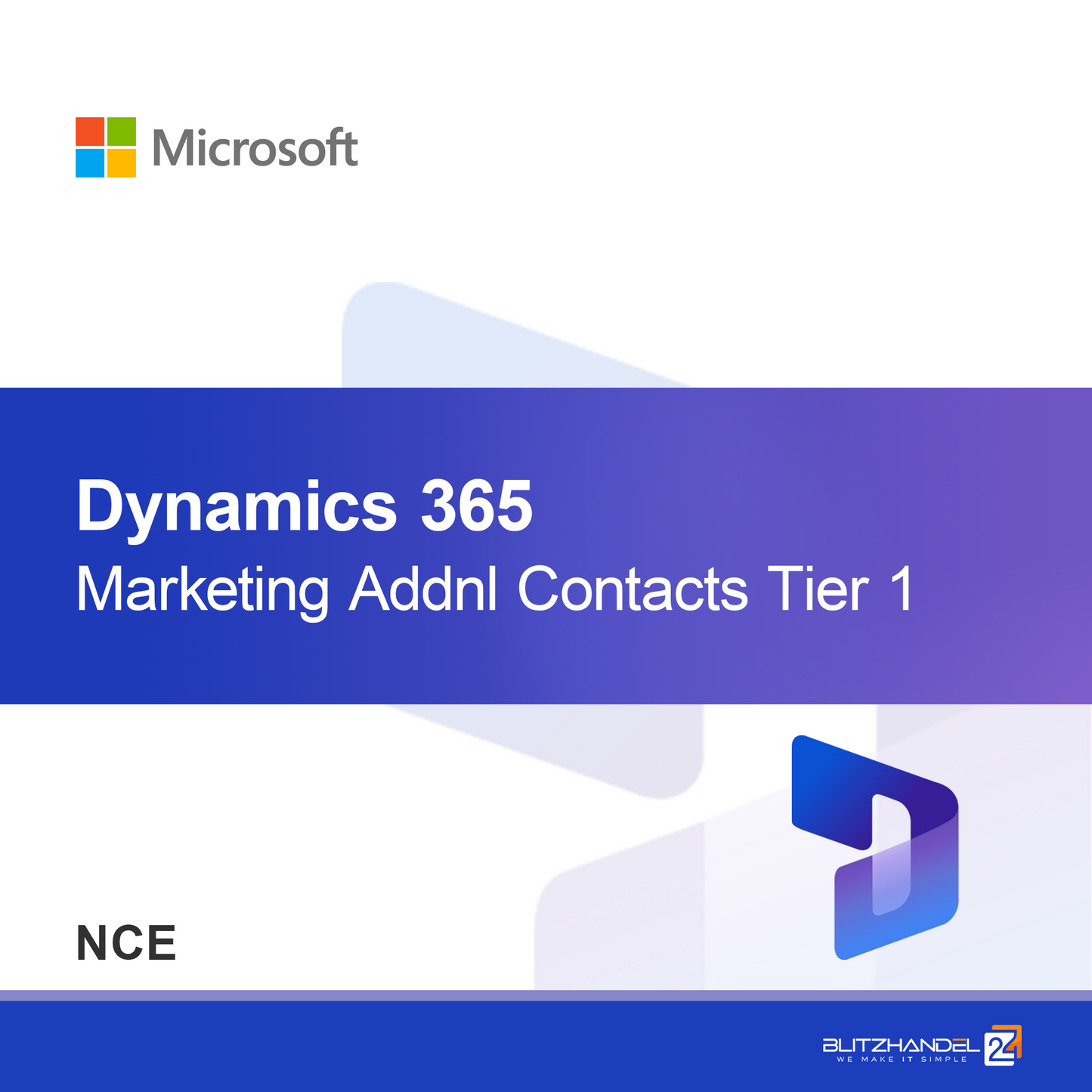 Dynamics 365 Marketing Extra Kontakter Nivå 1 (NCE)