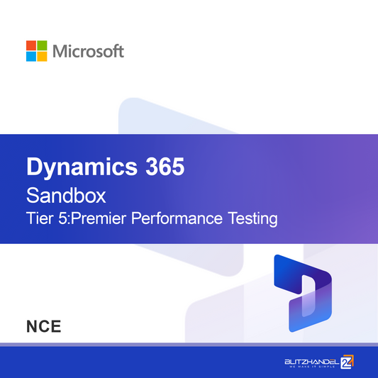 Dynamics 365 Operations - Sandbox Nivå 5: Premier Prestandatestning