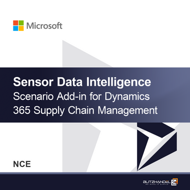 Sensor Data Intelligence Scenario-add-in voor Dynamics 365 Supply Chain Management (NCE)