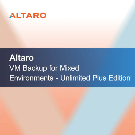 Altaro VM Backup voor Gemengde Omgevingen - Unlimited Plus Editie