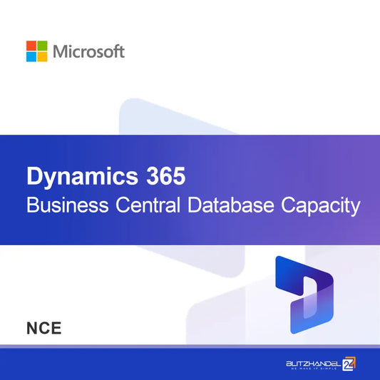 Excesso de Capacidade do Banco de Dados do Dynamics 365 Business Central (NCE)