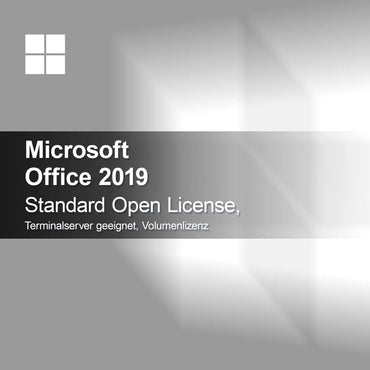 Microsoft Office 2019 Standard Open License, egnet for terminalserver, volumlisens