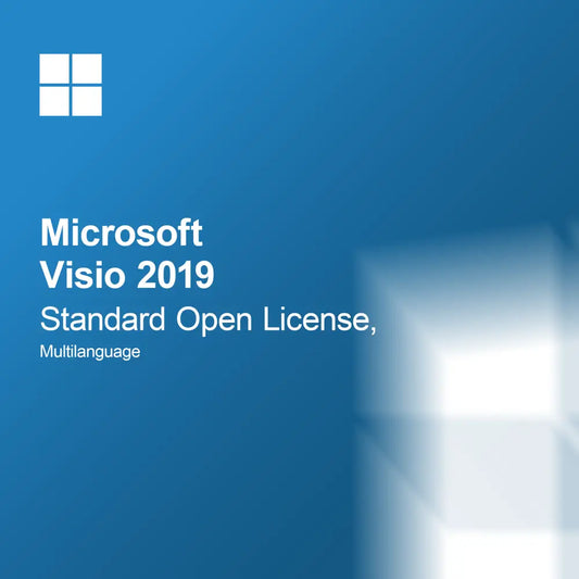 Microsoft Visio 2019 Standard, Open License, flerspråkig