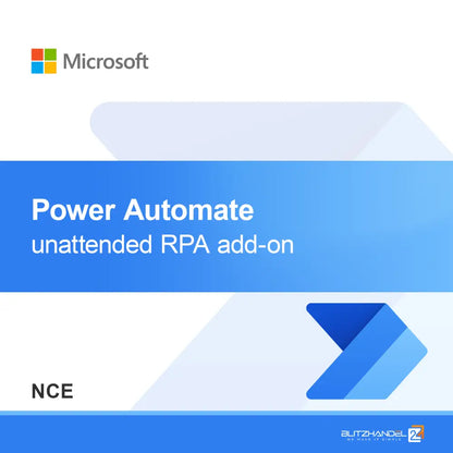 Power Automate felügyelet nélküli RPA kiegészítő (NCE)