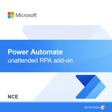 Power Automate felügyelet nélküli RPA kiegészítő (NCE)